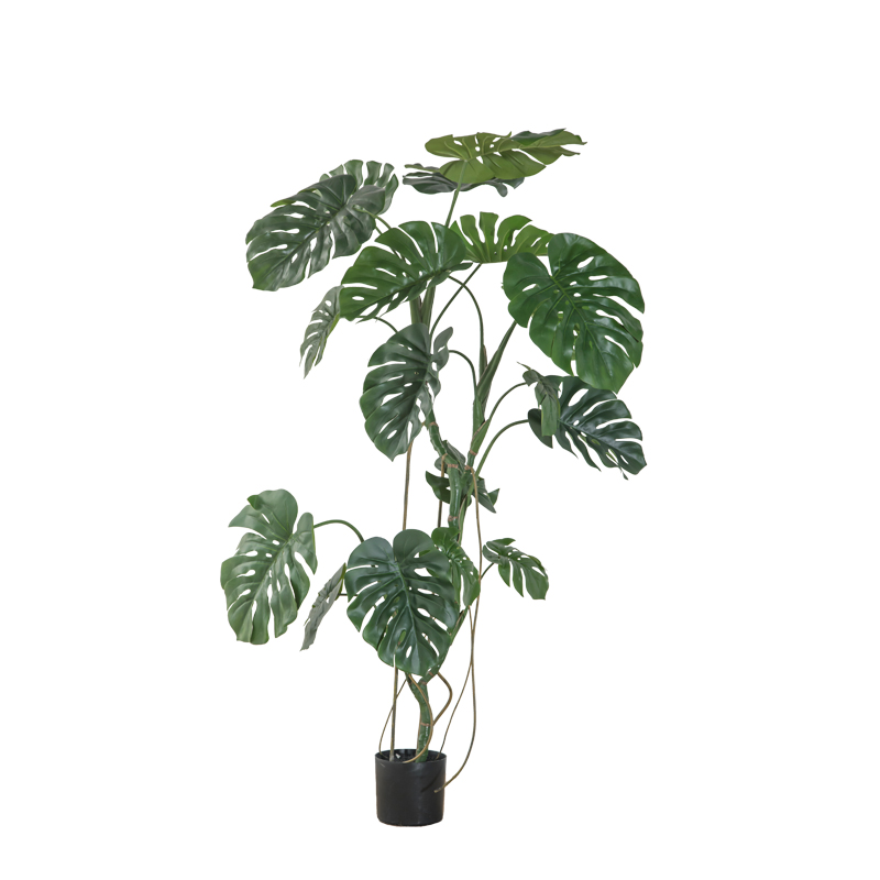 大型落地绿植仿真植物盆栽龟背树
