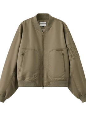 空军夹克防泼水轻薄羽绒服
