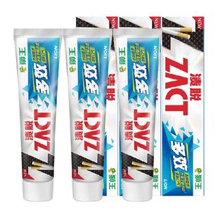 LION狮王ZACT渍脱多效牙膏固齿口气清新去牙渍去烟渍去牙垢150g*3