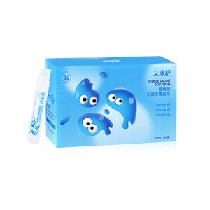 艾康舒生理性盐水RGP硬性角膜接触镜塑形镜ok镜护理液冲洗液次抛