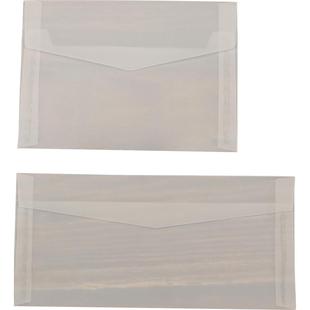 半透明磨砂硫酸纸信封信纸套装生日贺卡复古欧西式横版正方形大号透明信封防水文艺简约高级感情书ins明信片