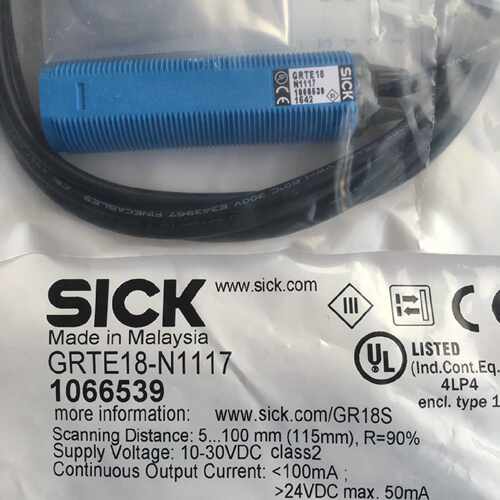 议价全新原装德国西克SICK光电开关GRTE18-N1117 货号：1066539
