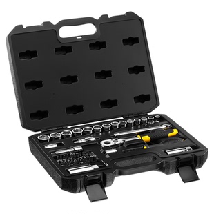 史丹利汽修工具套装套筒棘轮扳手组合汽车维修工具箱大中小飞全套