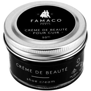 famaco进口黑色鞋油真皮保养护理补色翻新皮衣高级绵羊油鞋乳神器