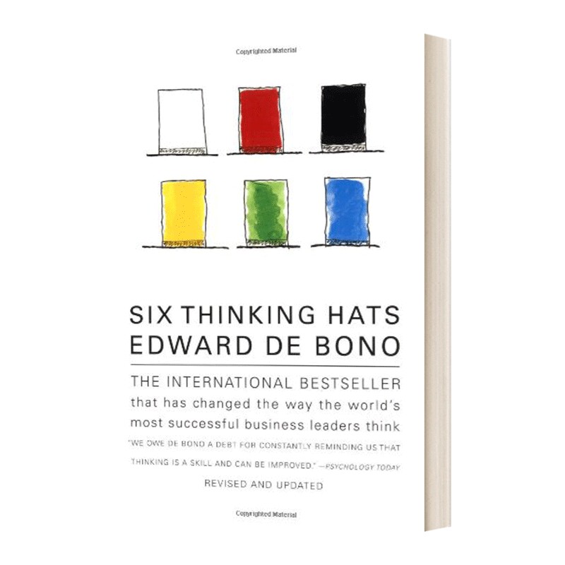 英文原版 Six Thinking Hats 六顶思考帽 英文版 进口英语原版书籍