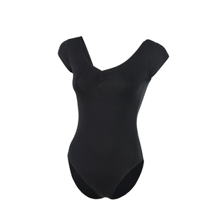 三沙Sansha芭蕾舞练功服 高胯体操服女艺考大背舞蹈服短袖形体服