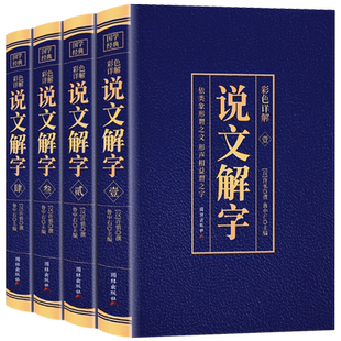 说文解字许慎撰原版未删减完整版彩色详解古代汉语字典古文字字典咬文嚼字细说汉字的故事图解画说汉字的书籍非中华书局段玉裁注BW