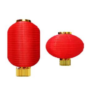 连串大红灯笼长冬瓜广告折叠户外防水中秋春节定制古风印字装挂饰