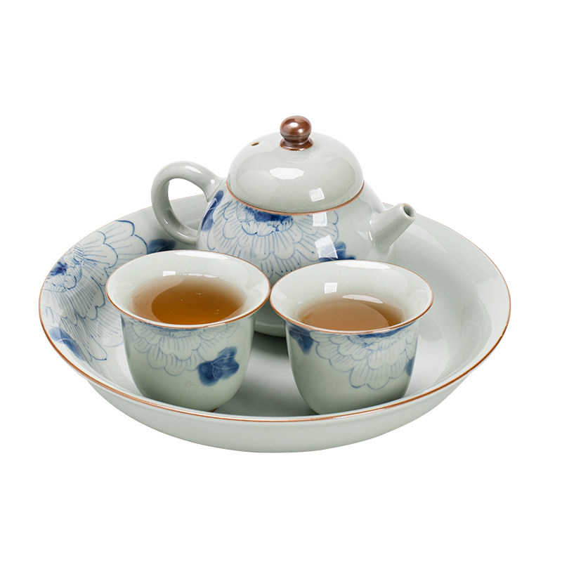 家用功夫泡茶小套装一壶二杯