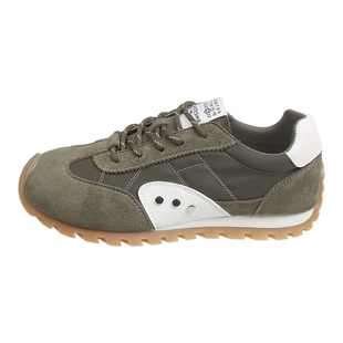 复古德训鞋女2026春秋季新款厚底系带百搭休闲运动鞋松糕底阿甘鞋