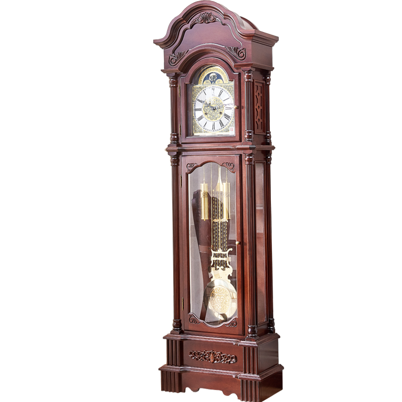 欧式北极星正品原厂机械实木落地钟中式复古立式钟表客厅美式座钟
