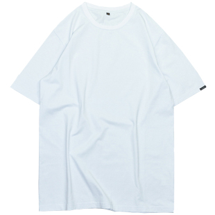 Liberty Kostume 冰丝夏季t恤士莫兰迪纯色宽松情侣装短袖男女t恤