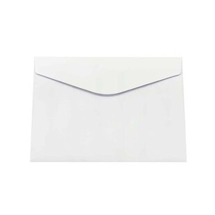 现货7号C5加厚140克纯白色商务贺卡西式信封无印刷牛皮纸定制LOGO