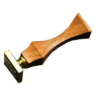 花梨木火漆熔炉火漆勺子手柄火漆印章工具套装 手工DIY蜡封火漆炉