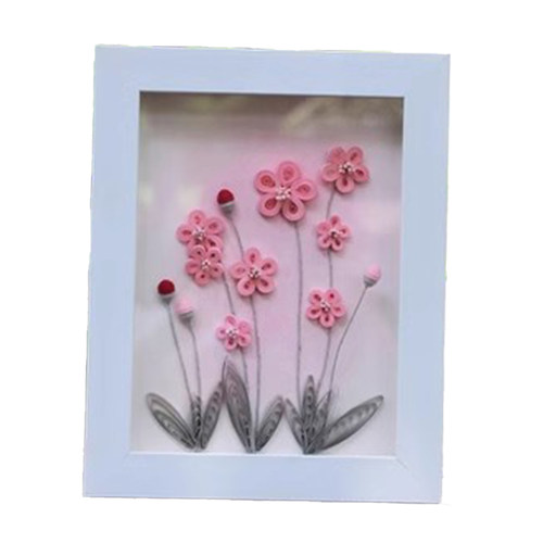 心和 衍纸画材料包 创意diy手工折纸画套装 原创节日贺卡成品定制