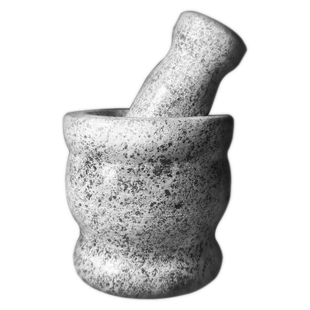 抛光捣蒜器石臼蒜臼子捣药罐研磨器石臼子剥蒜器压蒜器石材