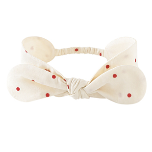 汤尼倍儿新生儿发带婴儿护囟门帽子纯棉女宝宝甜美蝴蝶结发饰头带