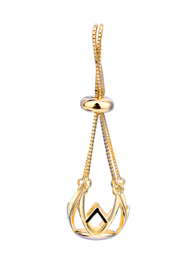 diy纯银珠托配件可放材料香囊球