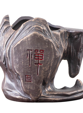 紫砂盆景盆家用复古兰花盆发财树