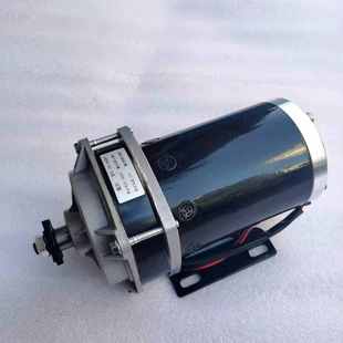 喂料车电机48v500w有刷减速加长轴永磁直流电动机三鑫达36V24V800