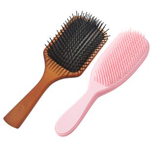 艾凡达气囊梳王妃TT梳按摩头皮一梳到底不打结防脱发木柄防静电梳