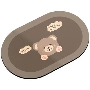 浴室地垫帕恰狗硅藻泥吸水速干脚垫防滑洗手间家用卫生间门口地毯