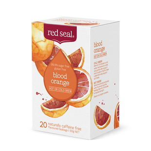 【晁然直播】redseal新西兰红印覆盆子叶茶天然草莓茶血橙茶2盒装