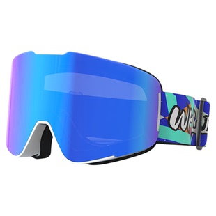 鲸鱼WHALE滑雪眼镜雪镜防风防雾护目镜登山大柱面滑雪镜装备6000