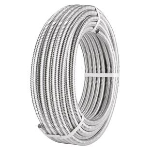 304不锈钢波纹管热水器马桶冷热进水管4分6分1寸加厚防爆金属软管