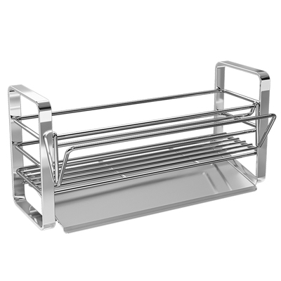 水槽边不锈钢沥水收纳架