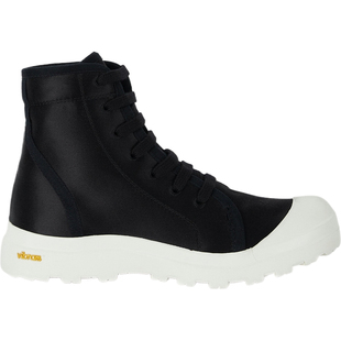 【38开门红】Pedro Garcia 女缎面高帮黑色运动鞋