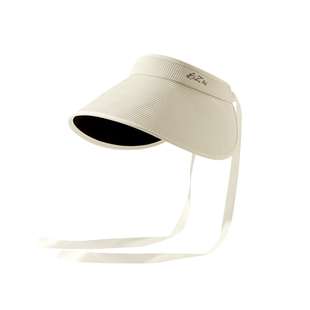 夏季环绕式大檐防晒帽女2025新款黑胶空顶太阳帽防紫外线遮阳帽子