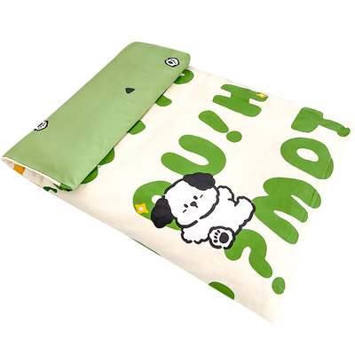 纯棉卡通儿童全包垫被套