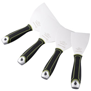 滚动狗不锈钢油灰刀高弹铲刀刮刀批灰刮腻子工具加厚清洁刀刮灰刀