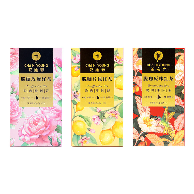 低因花果茶玫瑰茉莉红茶花茶茶包