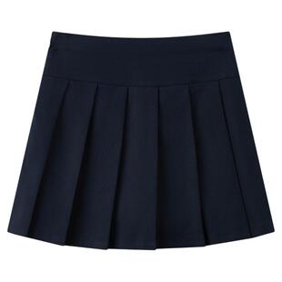 eland kids衣恋童装女童短裙春秋季英伦学院风裙子百褶裙半身裙