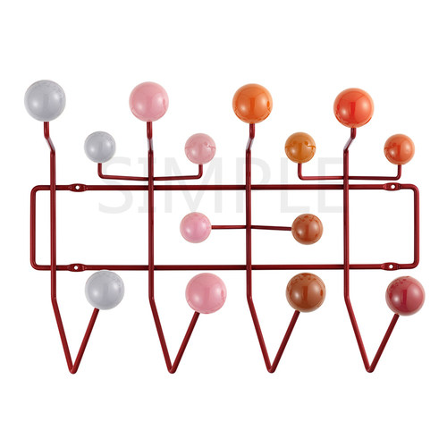 北欧Eames hang it all伊姆斯糖果挂钩衣架衣帽架实木衣帽钩