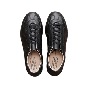 枯骨黑武士真皮板鞋休闲通勤复古板鞋rof德训鞋男女情侣鞋