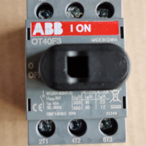 议价原装ABB隔离开关   OT40F3    3P  40A