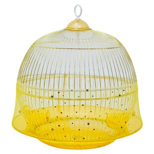 圆笼防溅纱网 防尘布 笼衣 防羽粉 防撒笼罩 鹦鹉笼衣 鸟笼罩