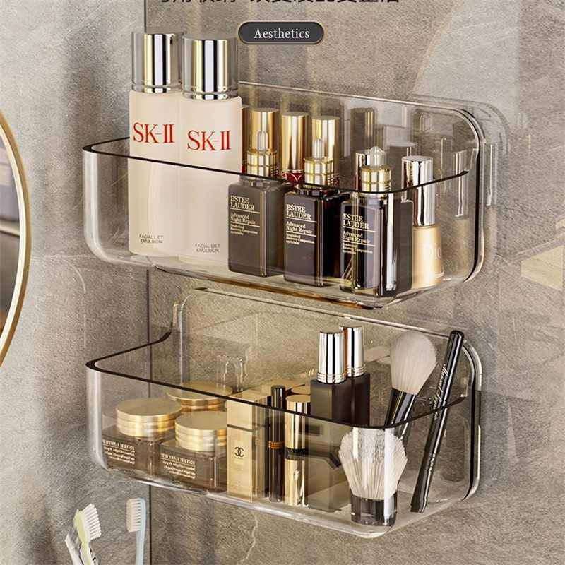 卫生间浴室置物架免打孔壁挂式镜柜前收纳盒洗漱台化妆品收纳架子,家庭/个人清洁工具,浴室角架/置物架,淘宝优惠券,粉丝福利购,淘宝优惠卷