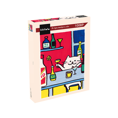 Kibifufu拼图1000片高级拼图成人版拼图玩具丝绒今天喝什么好登西