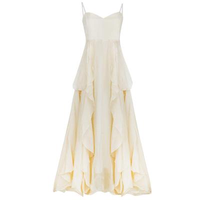 三亚旅行穿搭拍照公主吊带连衣裙