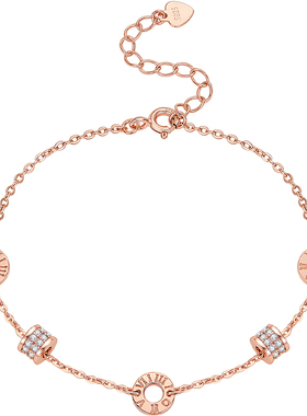 mck925银小蛮腰手链送女友