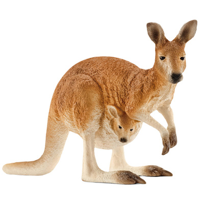Schleich/思乐PVC袋鼠动物模型