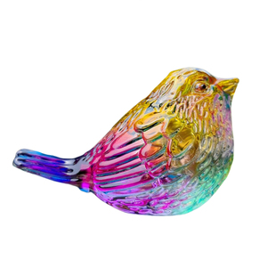 可爱玻璃小鸟动物小摆件创意桌面工艺品装饰品景观摆件儿童礼物