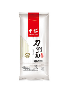 中裕刀削面挂面500g*4拌面干面条