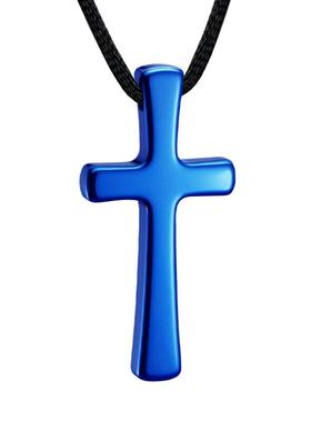 情侣钨金简约十字架百搭饰品