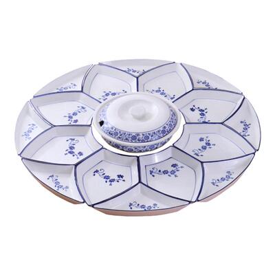 DIY团圆陶瓷拼盘餐具组合