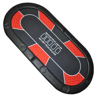 叠桌对折两折德州扑克